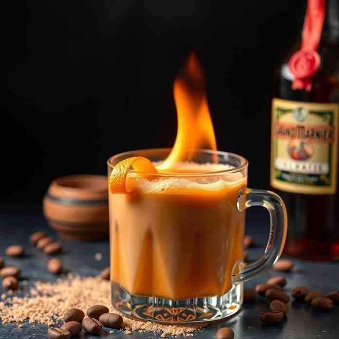 Grand Marnier Drink Recipes - Flaming Greenlandic Coffee